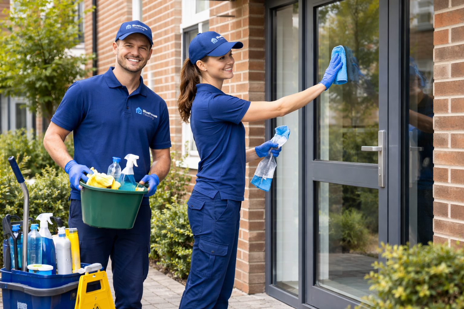 Professional block cleaning in Brighton for residential buildings