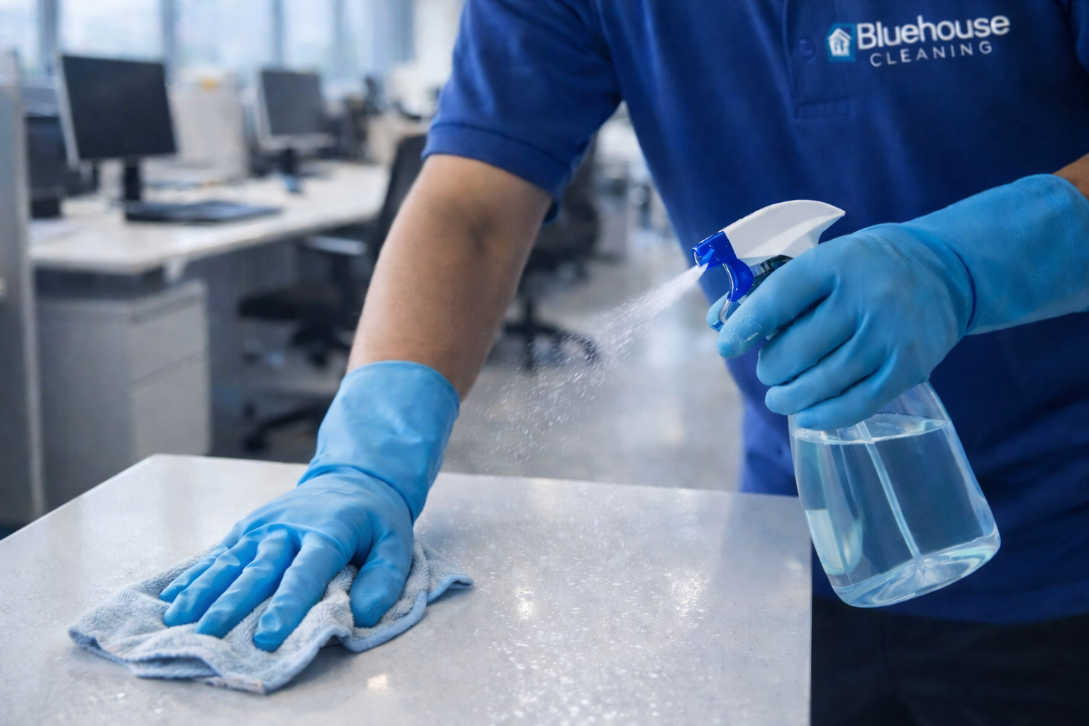 Professional office cleaning service in Brighton by Bluehouse Cleaning