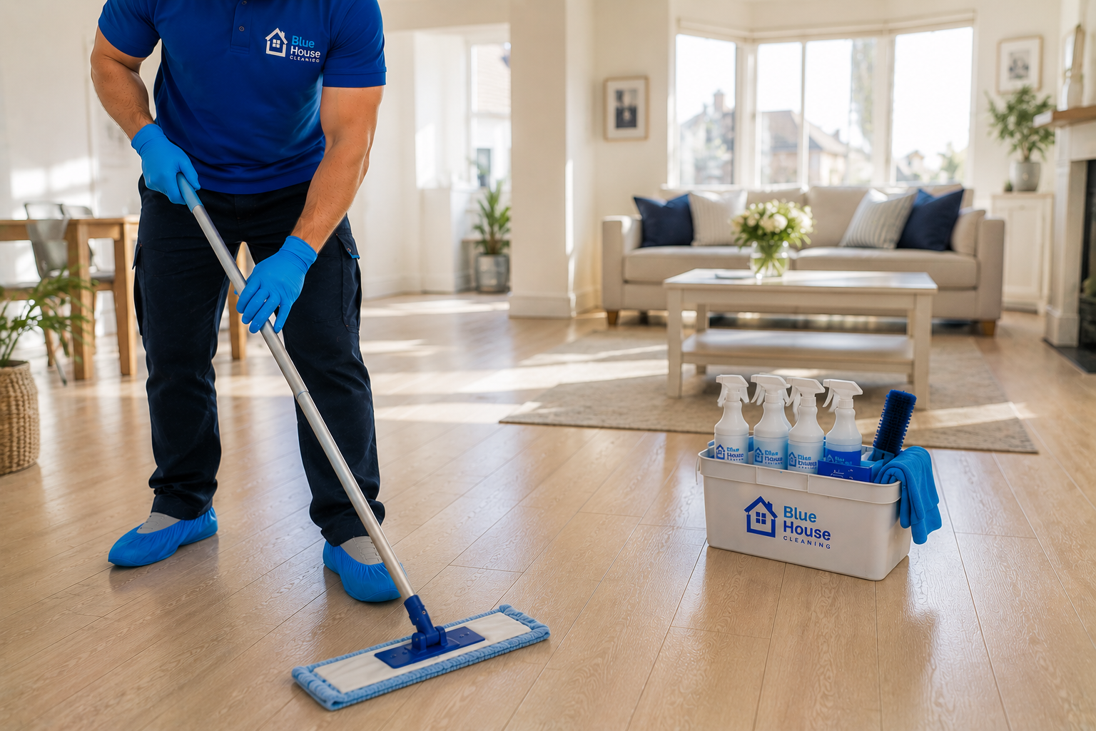 Professional house cleaning service in Brighton by Bluehouse Cleaning