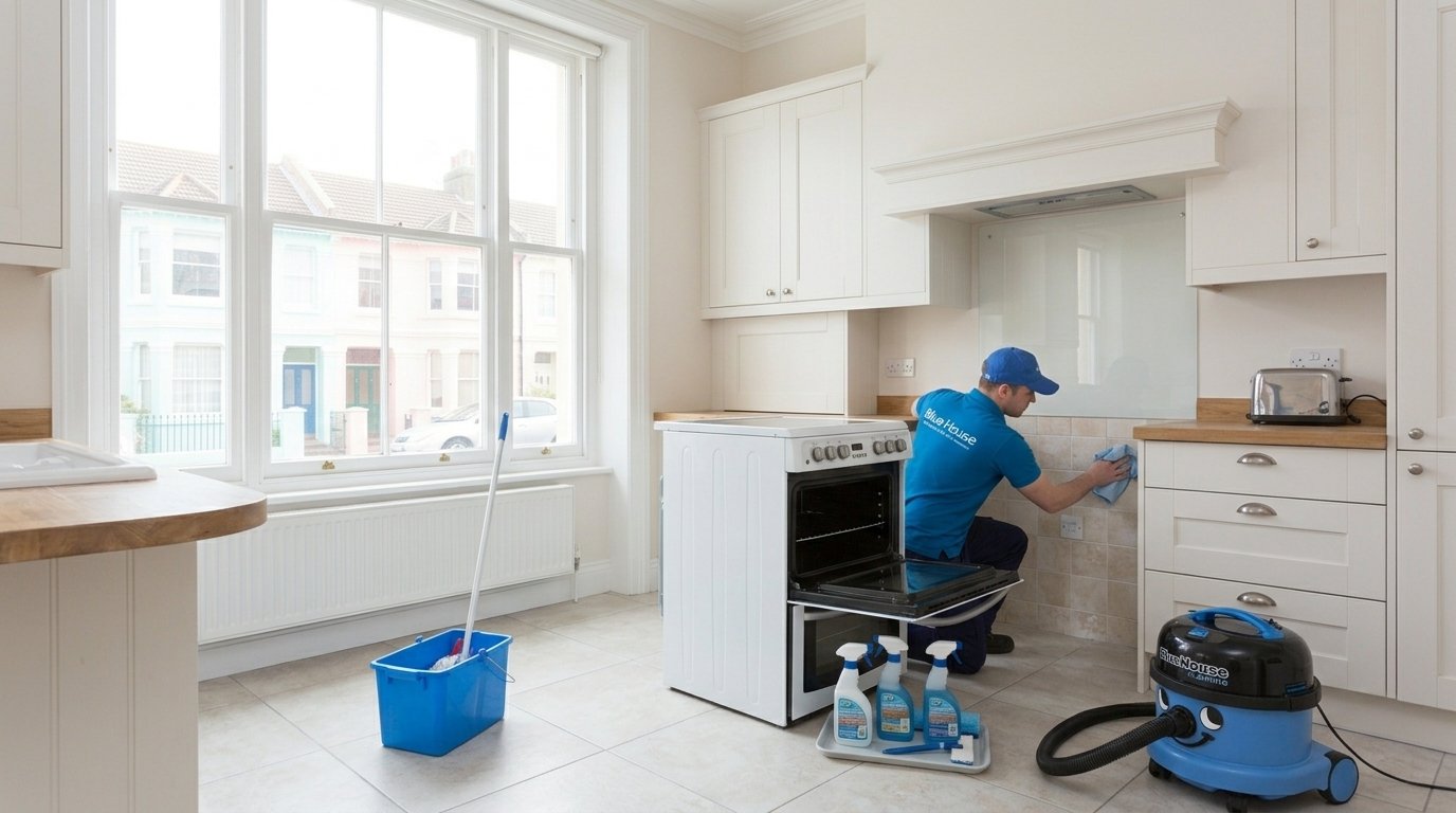 Professional kitchen deep clean service in Brighton by Bluehouse Cleaning